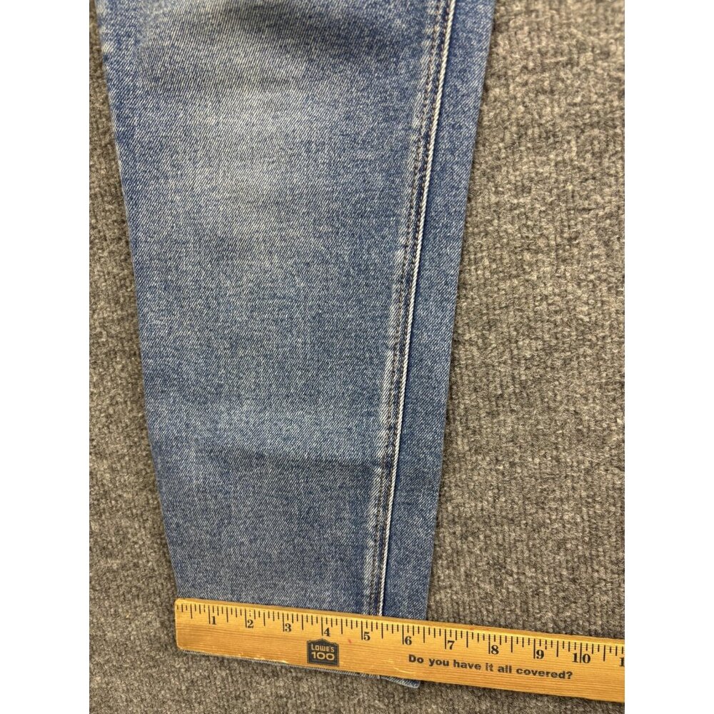American Eagle Jeans Womens 4 Blue Highest Rise Mom Jean Stretch Distressed - Picture 6 of 9